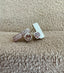 Morganite on Bar Stud Earrings in Silver